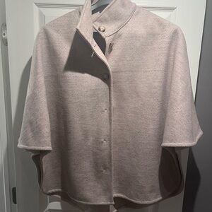 Ann Taylor Women's Cape Sweater - Soft Pink